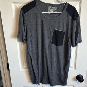 Ortovox Gray and Black Men's Shirt